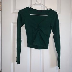 Brandy Melville forest green long sleeve.